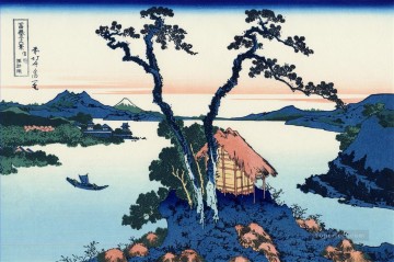 lake suwa in the shinano province Katsushika Hokusai Japanese Oil Paintings